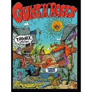 Guns N Roses Concert Poster Phoenix, Arizona 10/11/23 MISPRINT Ltd Ed 102/250